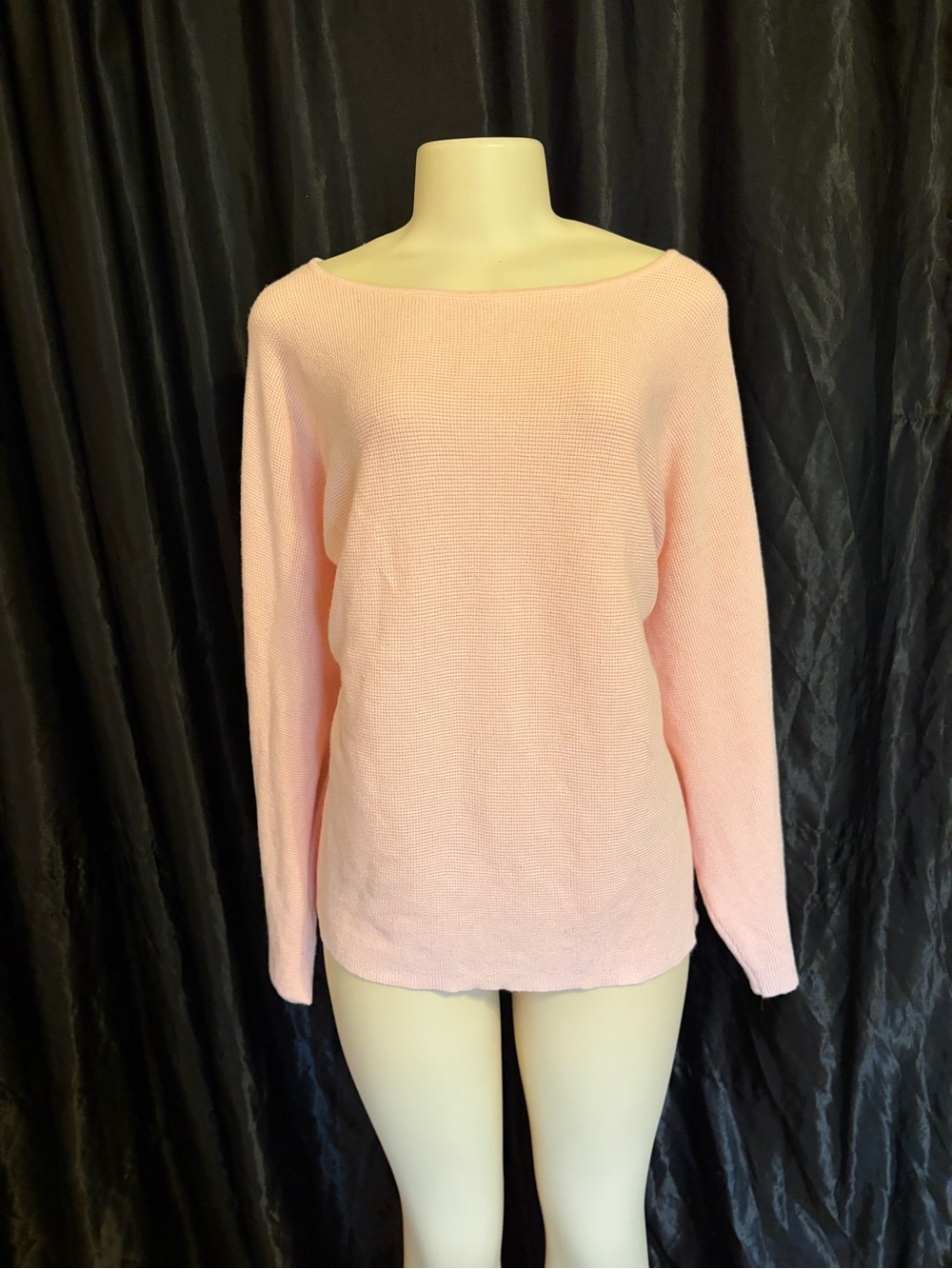 Cyrus Soft Blush Knit Boatneck Sweater